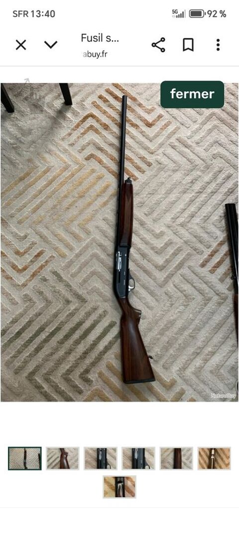 fusil de chasse country semi automatique12/76 Sia obligatoir 350 Conchil-le-Temple (62)