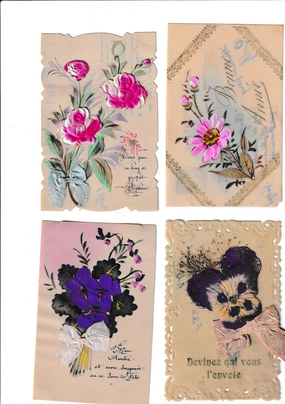 Collection de 1800 CPA fantaisie, de 1904 &agrave; 1917. 