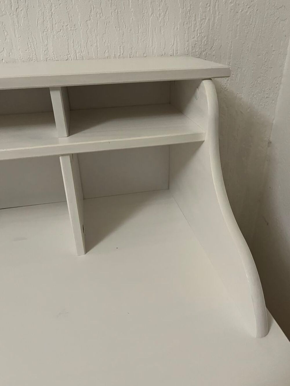 Bureau en pin massif blanc marlene Meubles