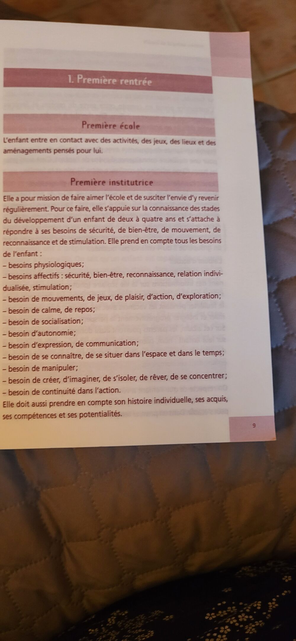 Manuel de la petite section maternelle P&eacute;dagogie Retz Livres et BD