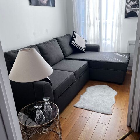 canap lit d angle Maisons du monde gris 390 Paris 8 (75)