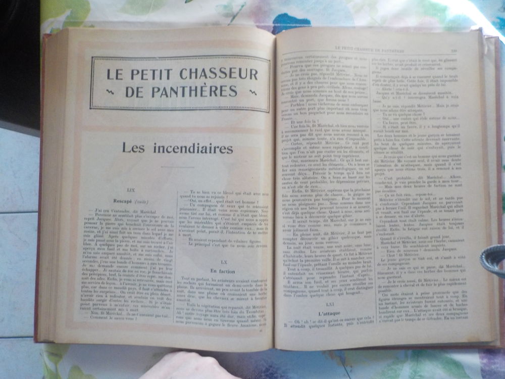 LE PETIT CHASSEUR DE PANTHERES N&deg;1 &agrave; 50 1928 ARNOULD GALOPIN Livres et BD