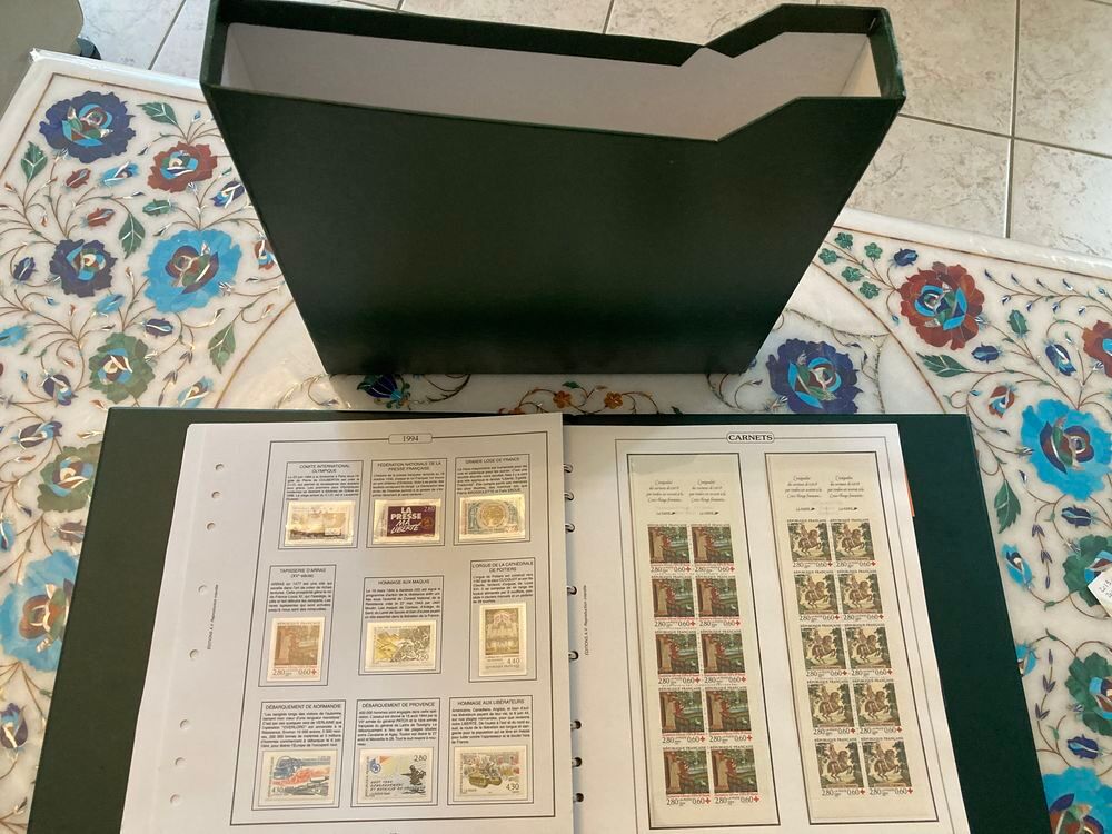 timbres ann&eacute;es compl&egrave;tes 1989/1998 neufs 