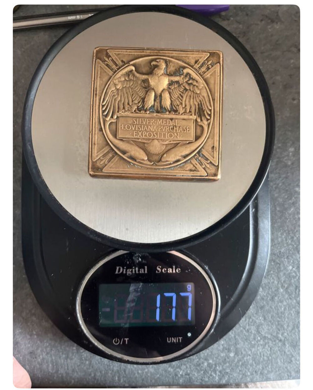 M&eacute;daille ancienne €" Exposition Universelle de Saint-Louis 1904 €" Bronze 