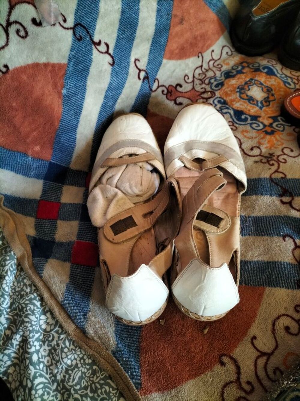 Ballerine babies cuir rieker pointure 41 tr&egrave;s bon &eacute;tat Chaussures