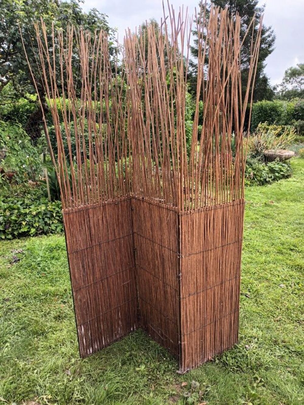 paravent osier et rotin H 2.00M L 1.50M en 3parties Décoration