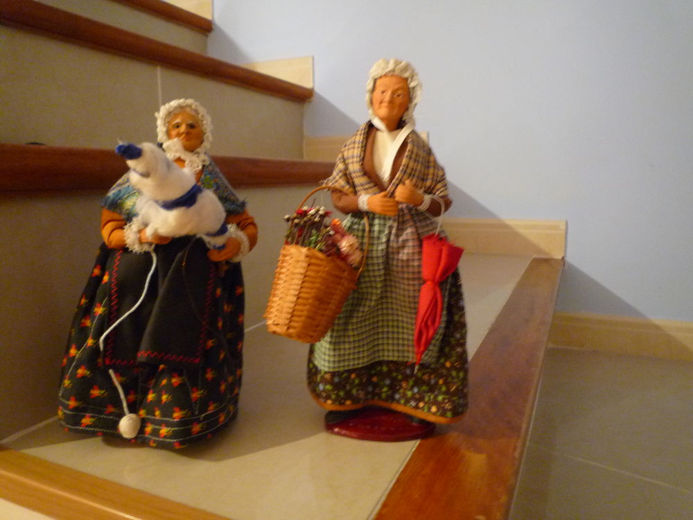 2 santons originaux tr&egrave;s bon &eacute;tat Décoration