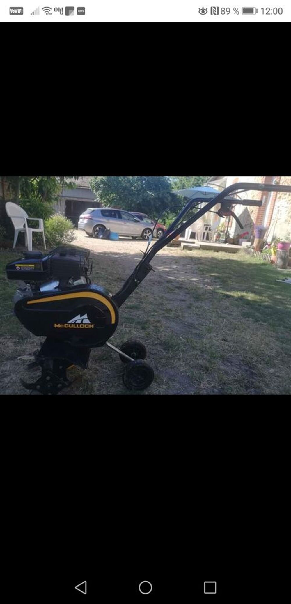 Motobineuse mc culloch MFT 44 154 Jardin