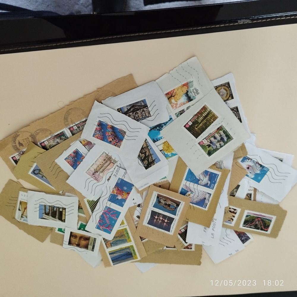 timbres autocollants 