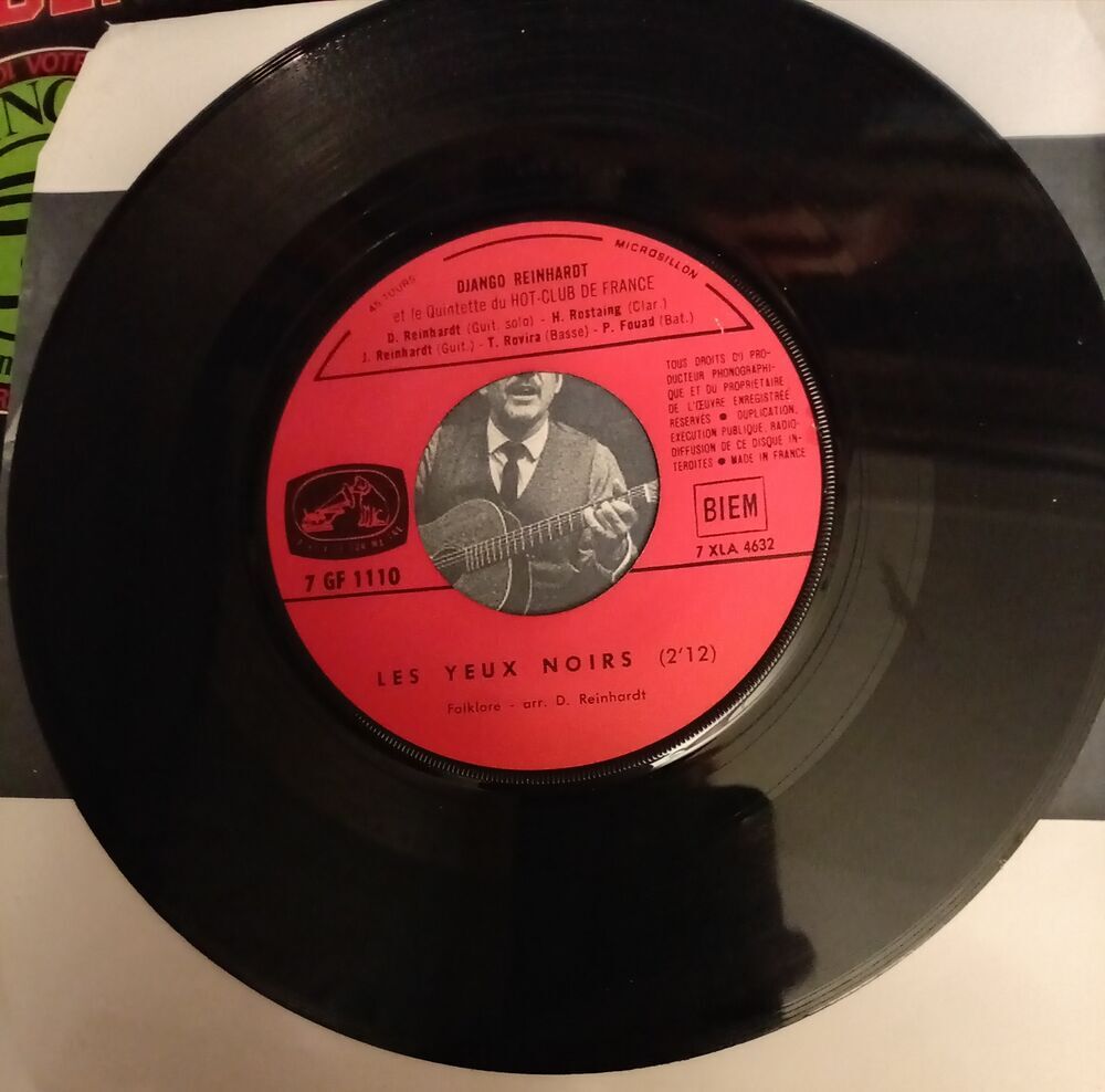 DJANGO REINHART / DISQUE VYNIL 45 TOURS CD et vinyles