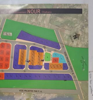 Terrain � vendre 350 m� Oued ellil, tunisie