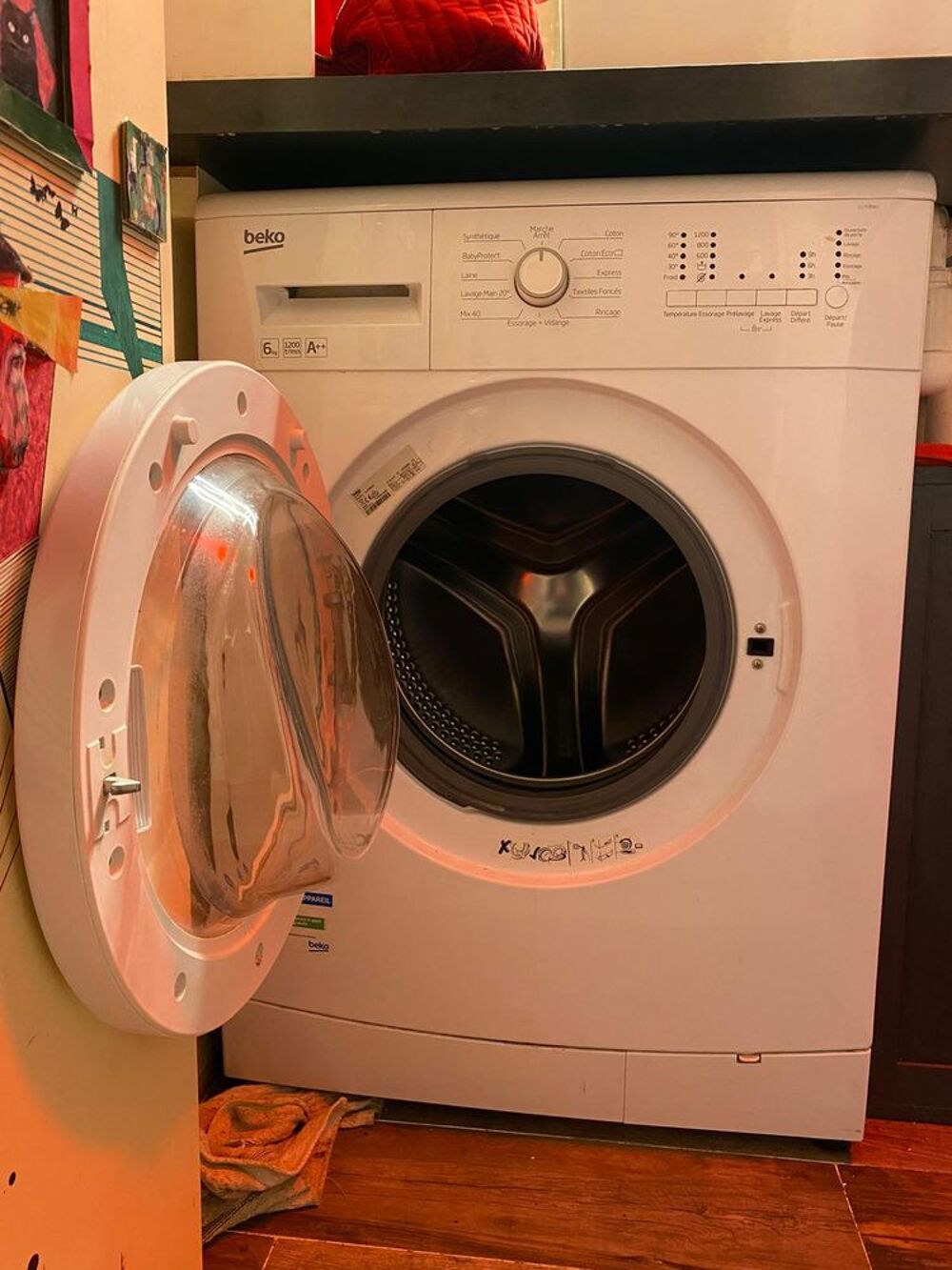 Lave-linge BEKO 6 kg ? Format compact ? Tr&egrave;s bon &eacute;tat Electroménager