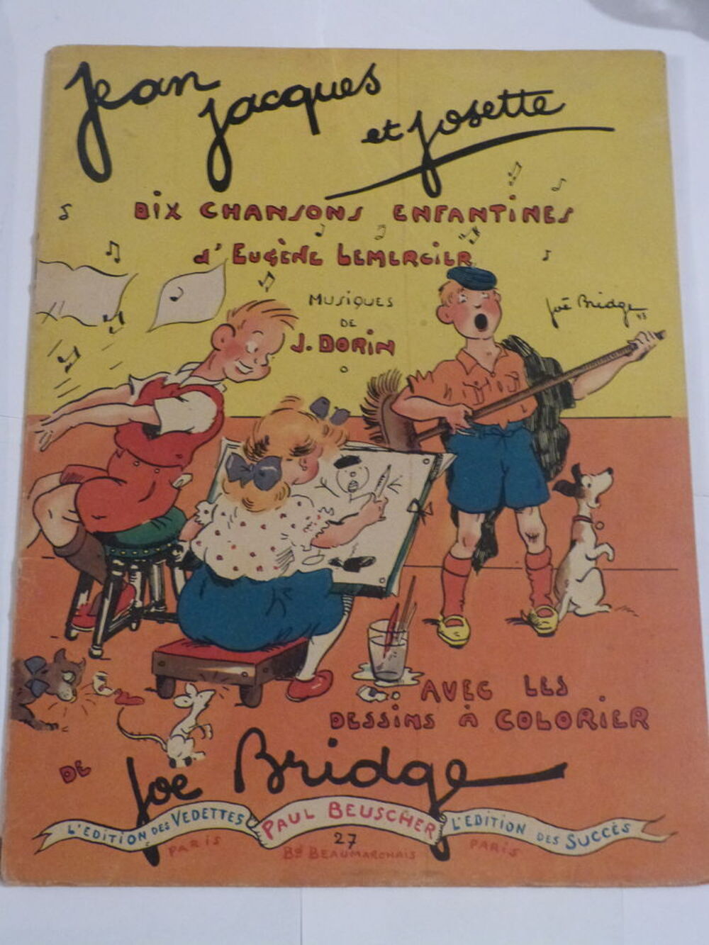 JEAN JACQUES ET JOSETTE - DIX CHANSONS ENFANTINES Livres et BD