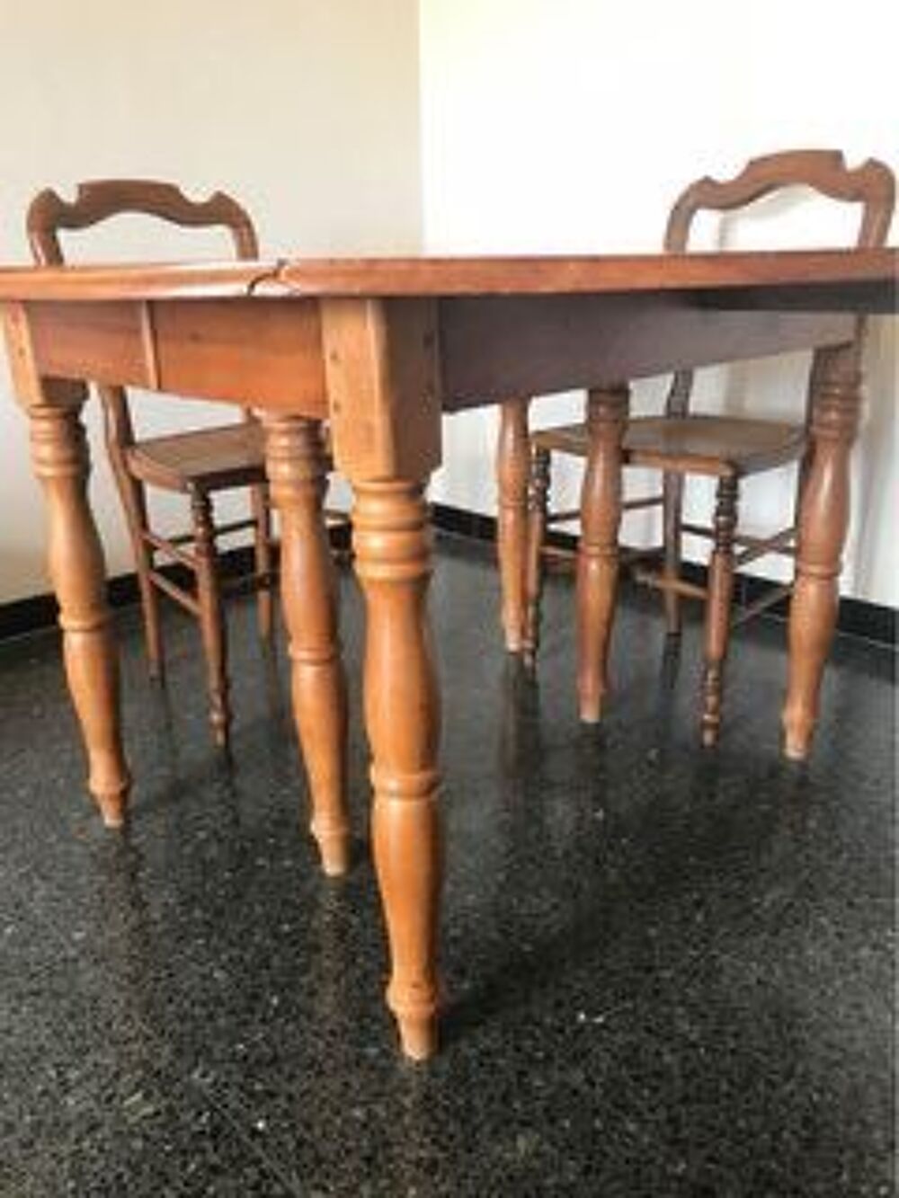 Table merisier + 4 rallonges Meubles