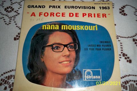 NANA MOUSKOURI GRAND PRIX DE L 'EUROVISION 1963 12 Sucy-en-Brie (94)