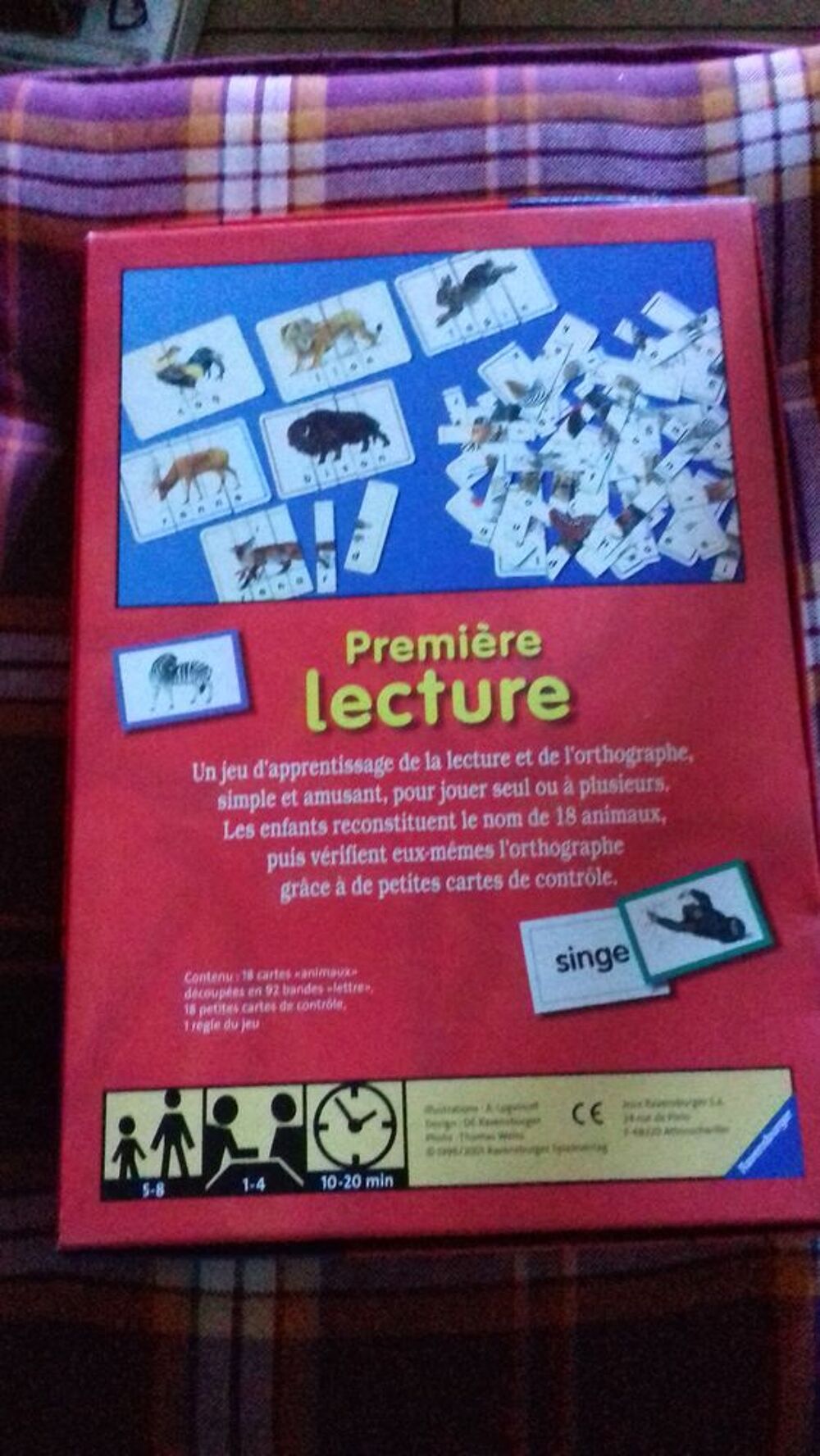 Premi&egrave;re lecture pour enfant de 5 &agrave; 8 ans
Jeux / jouets