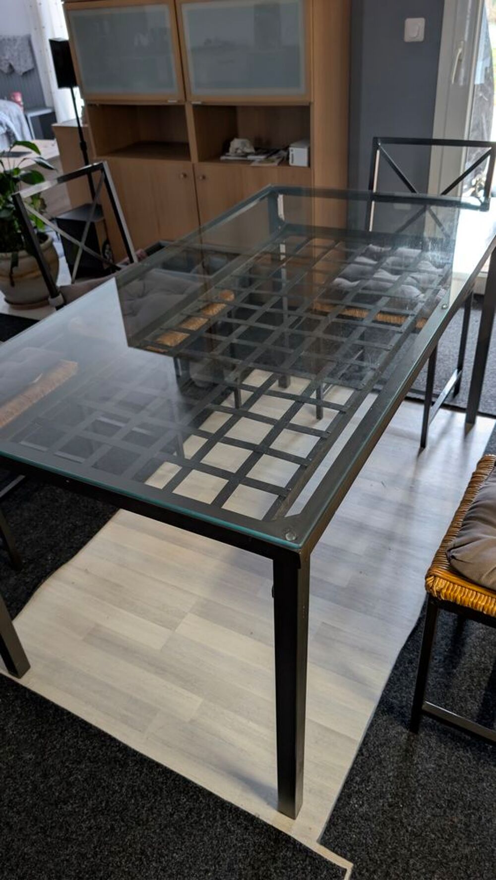 Table verre Ikea 150 x 80 Meubles