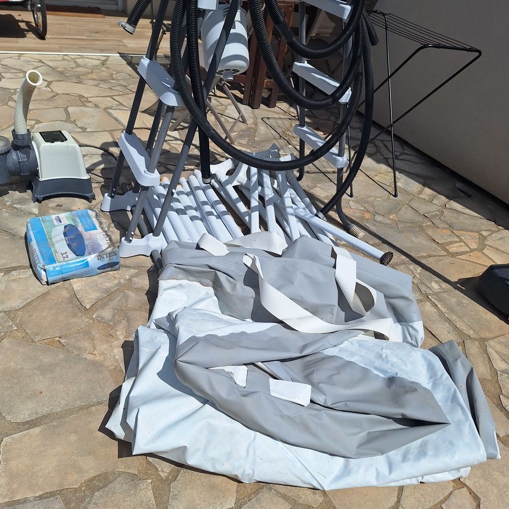 Piscine INTEX Prism 3.66x0,99 + pompe et filtre Jardin