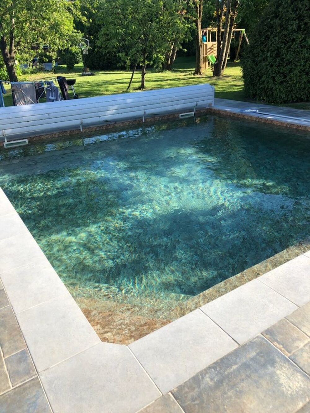 Rideau de piscine Jardin