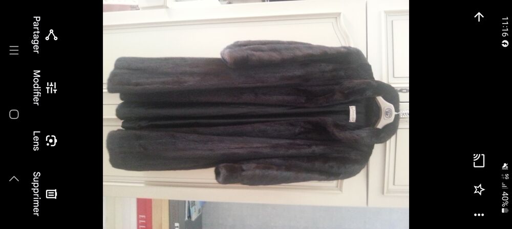 vison noir neuf magnifique porter 1 fois Vêtements