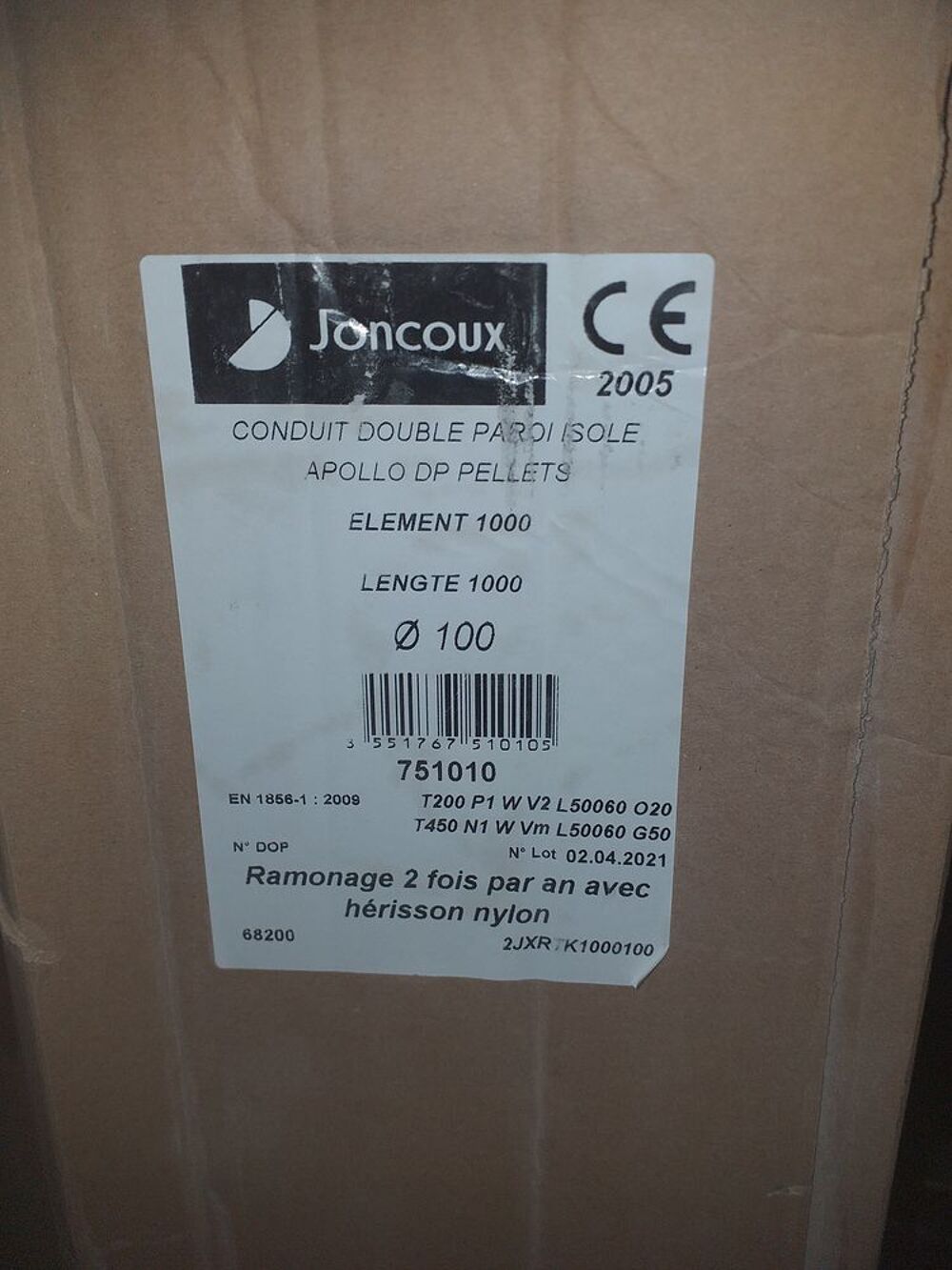 TUYAUX CONDUIT DOUBLE PAROI POUR PELLETS
Bricolage