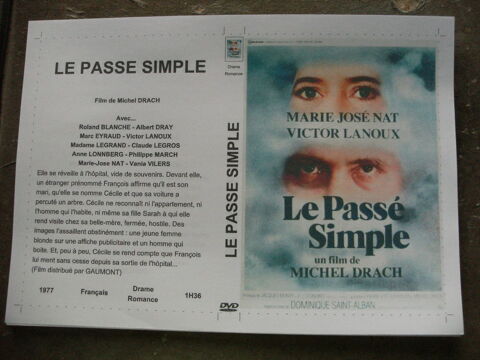 Film :   Le passe simple   40 Saint-Médard-en-Jalles (33)