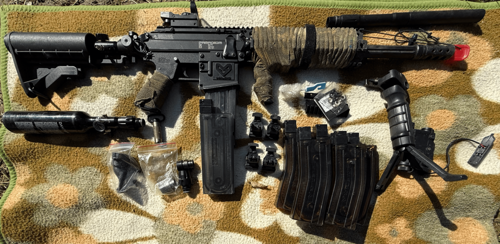 Pack paintball MILSIG Paradigm Pro + accessoires Sports