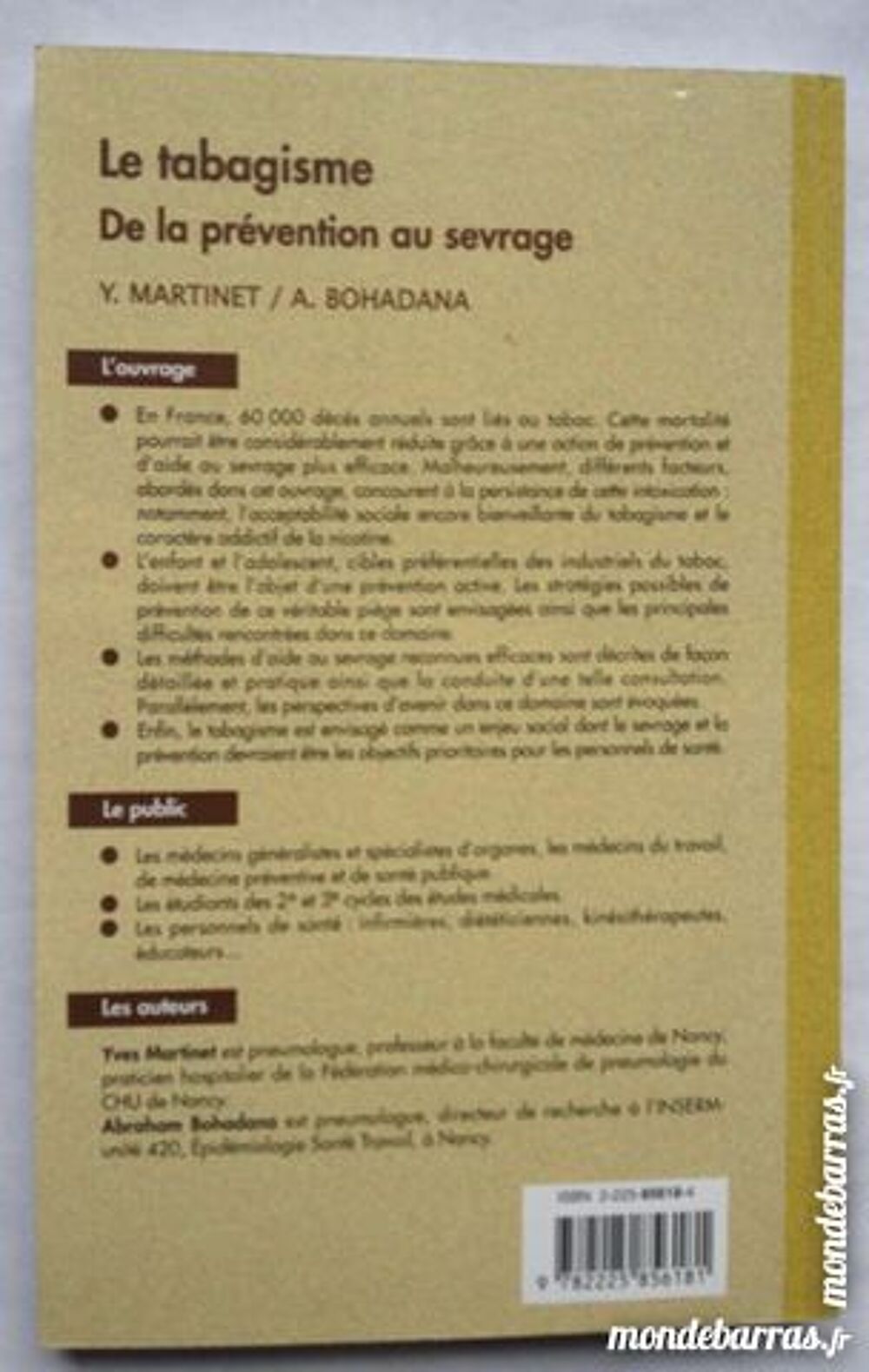 Le tabagisme Livres et BD