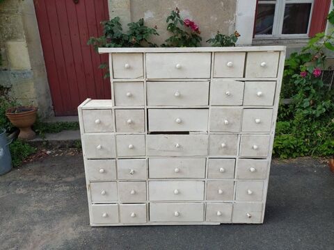 Ancien Meuble de Métier Casiers à Tiroirs Atelier 250 Loches (37)