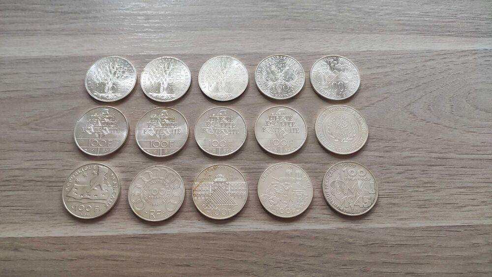 Pi&egrave;ces 100 Francs argent 