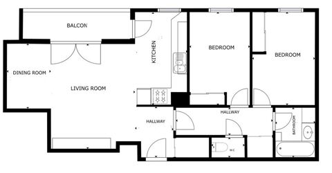  Appartement à vendre 3 pièces 66 m²