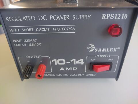 Alimentation 13,8v 10 14 A pour radio amateur
80 Massy (91)