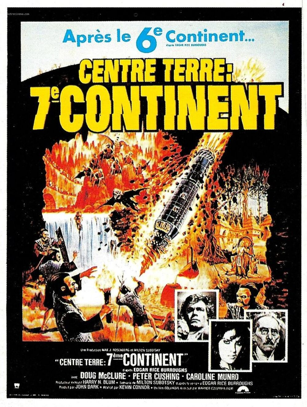 CENTRE TERRE SEPTIEME CONTINENT avec Doug MCCLURE DVD et blu-ray