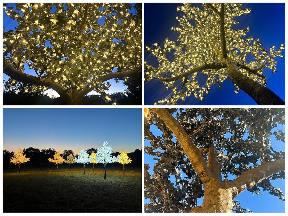 ERABLE ARTIFICIEL LUMINEUX GEANT 4,50 M ? D&Eacute;STOCKAGE Jardin