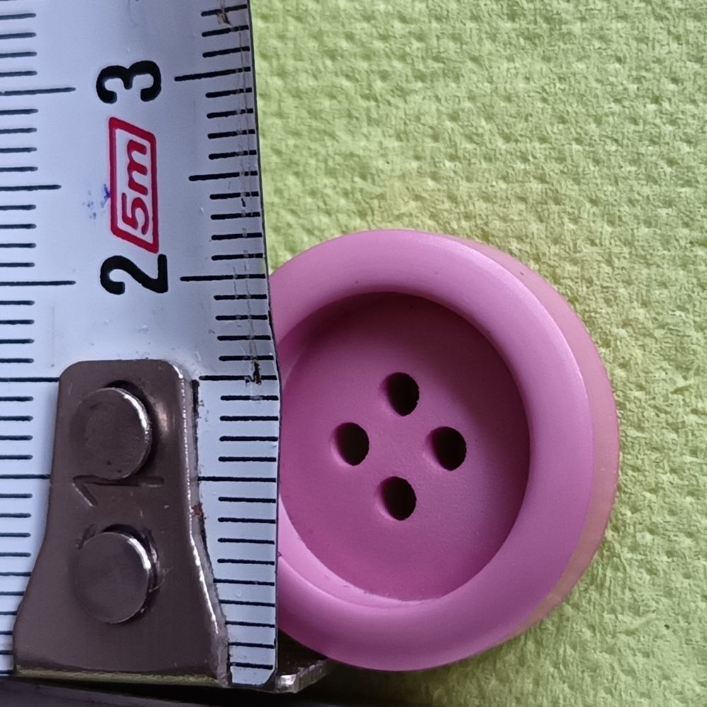Lot de 18 Boutons- Harmonie de Roses &amp; Beige - 1.2 &agrave; 2.5 cm Décoration