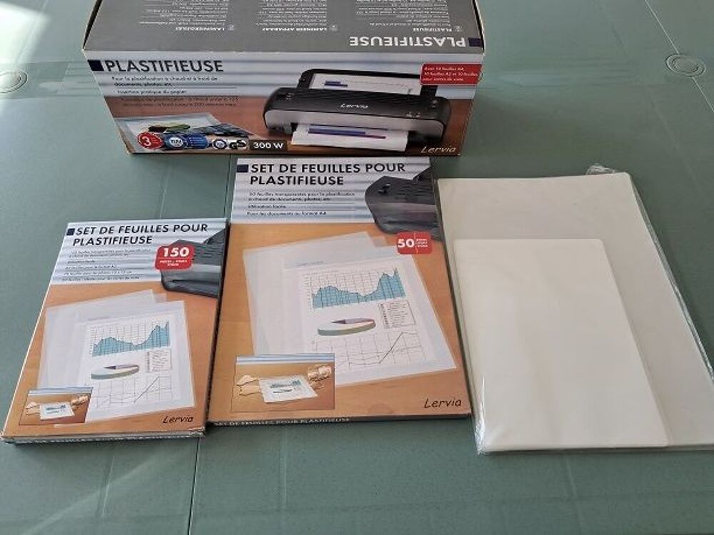 Lot Plastifieuse neuf loisirs ecole bureau maison TV Photos/Video/TV