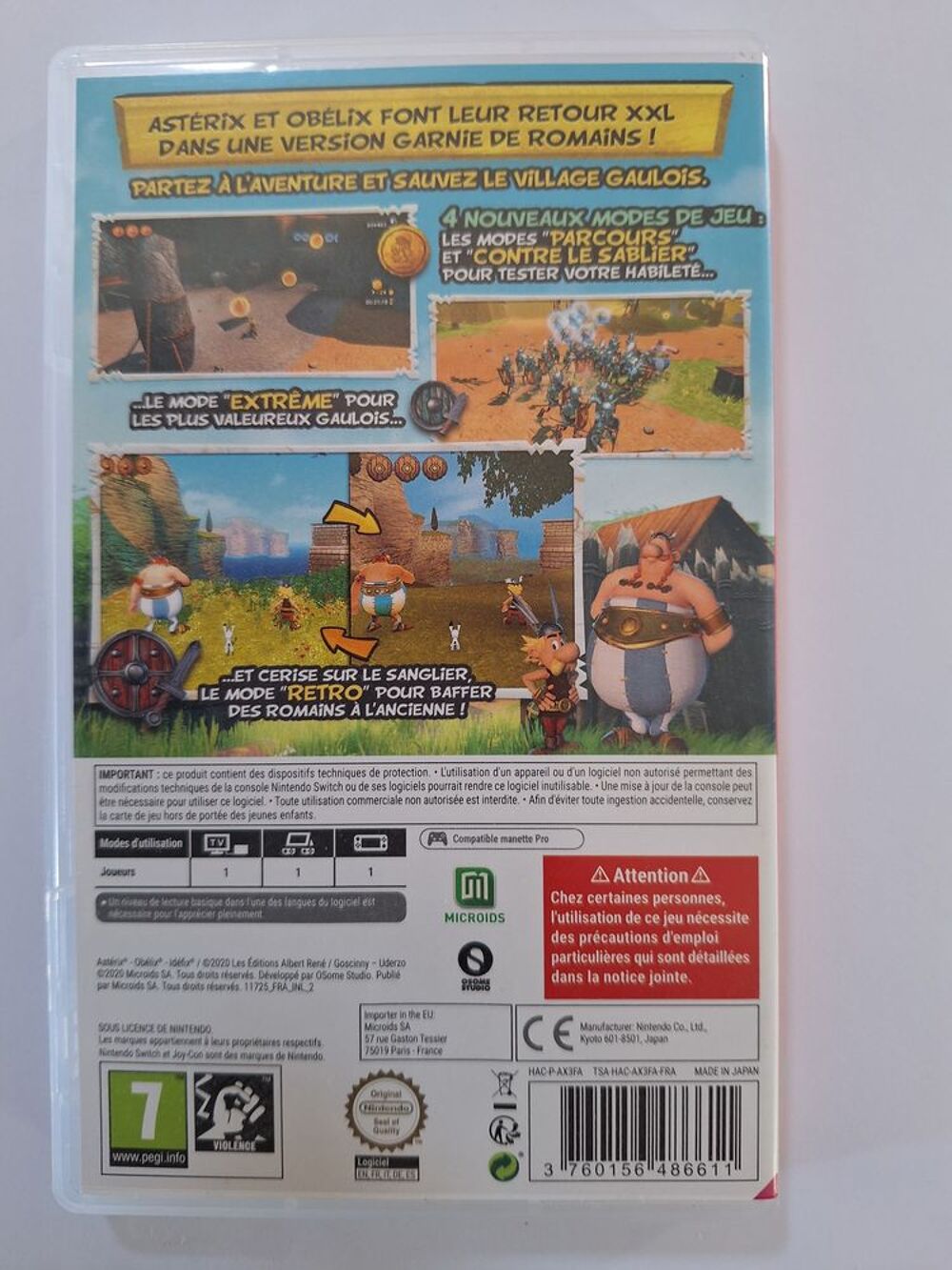 jeu ast&eacute;rix switch 1 et 2 Consoles et jeux vidéos