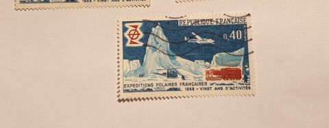 Timbre France l'expdition polaire 1968  0.08 euro  0 Marseille 9 (13)