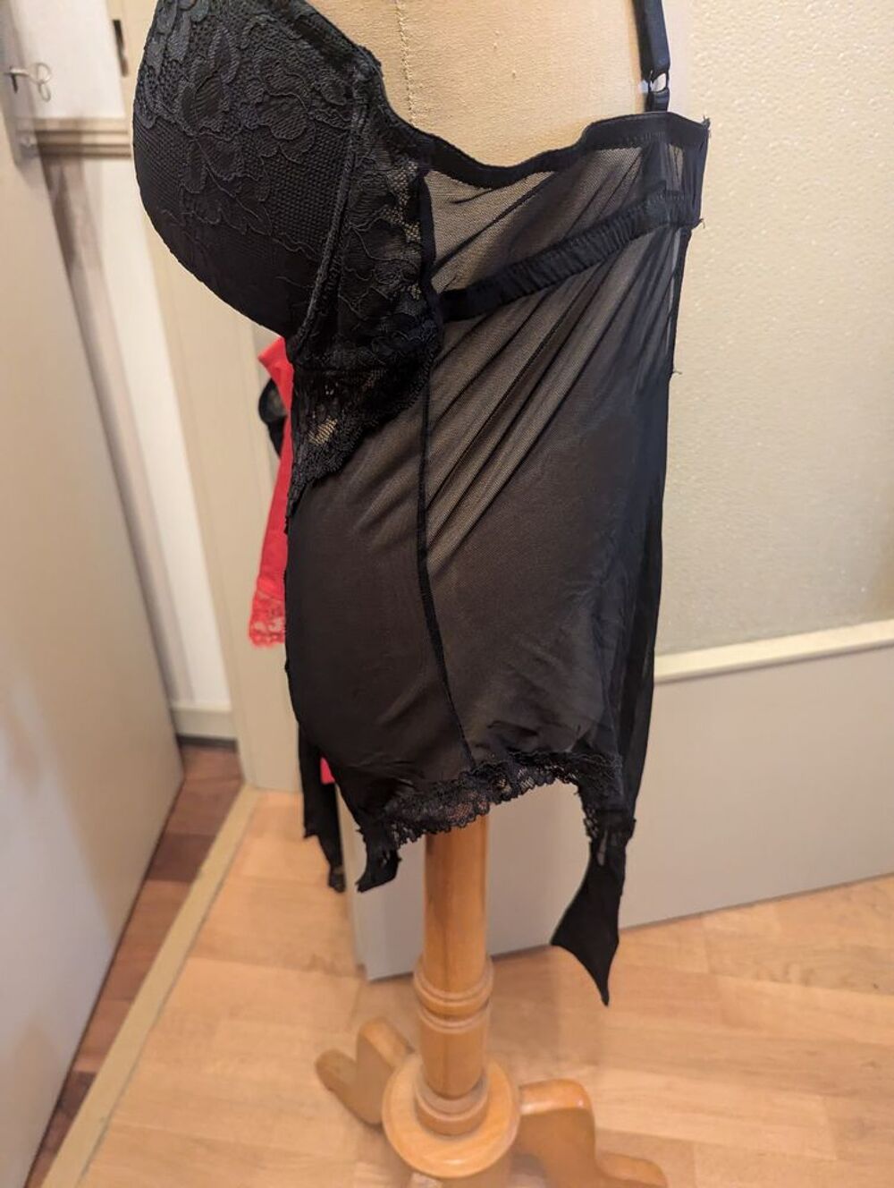 Body noir en dentelle Vêtements