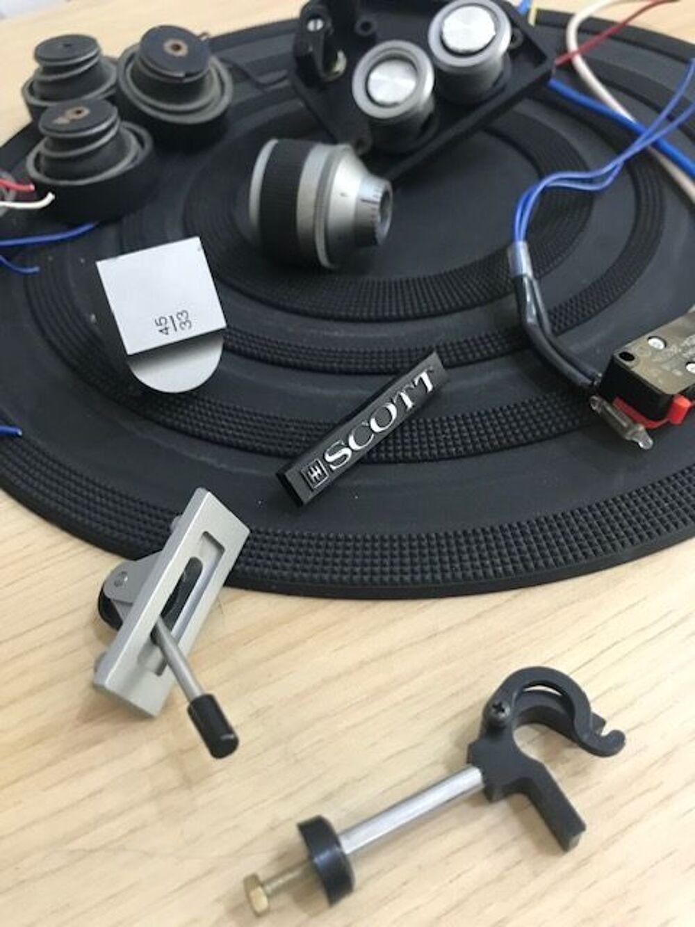 Platine Vinyle Scott PS 47 - Pi&egrave;ces Audio et hifi