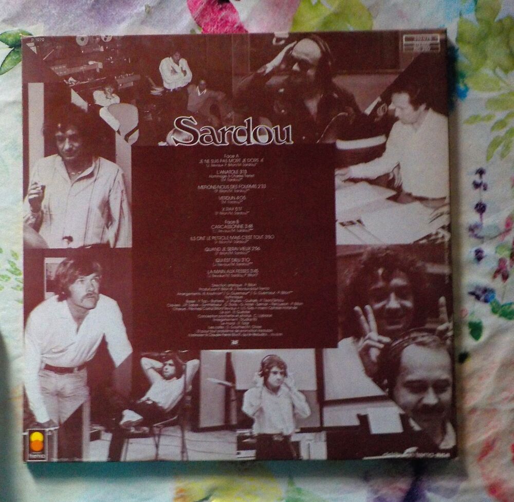 VYNIL 33T MICHEL SARDOU Album "Je ne suis pas mort, je dors" CD et vinyles