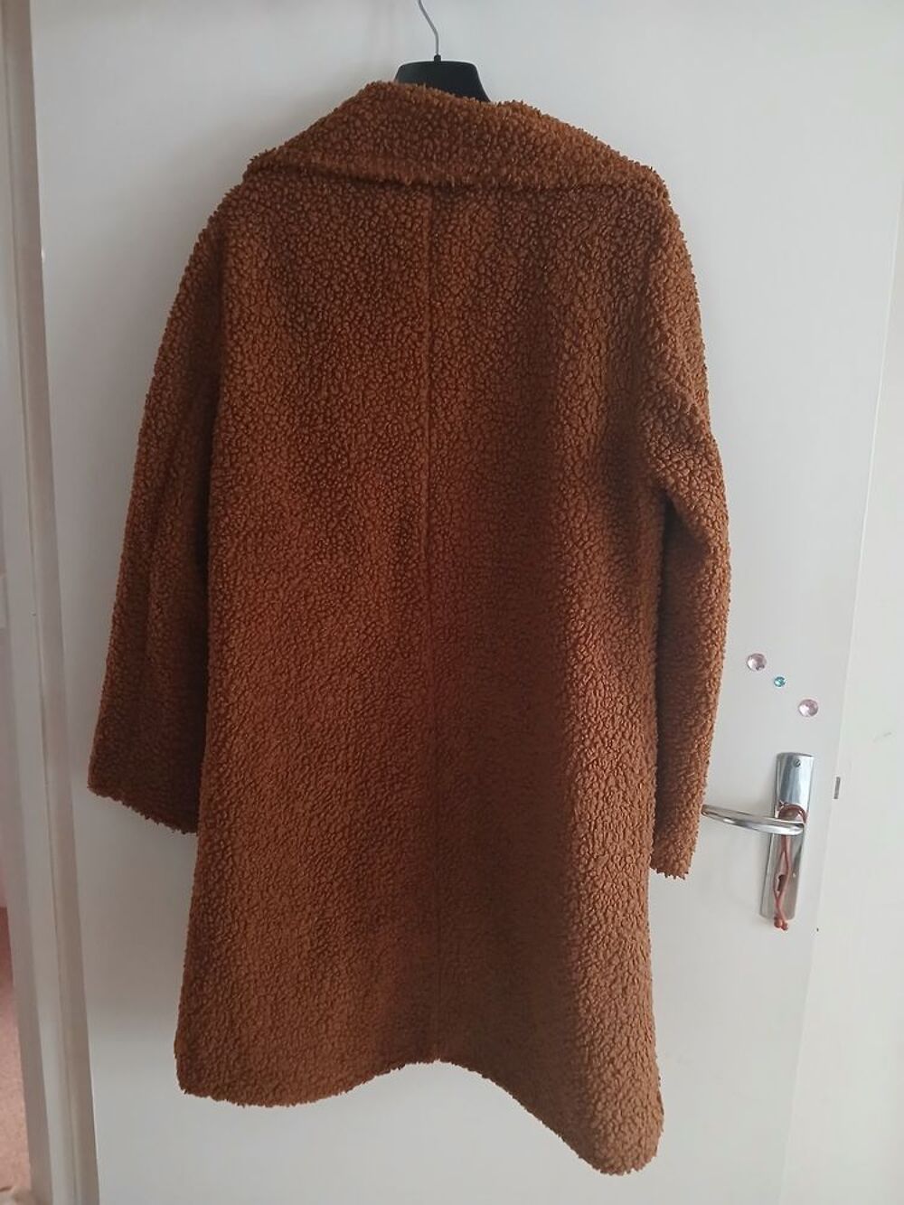 Manteau marron bouclettes Vêtements