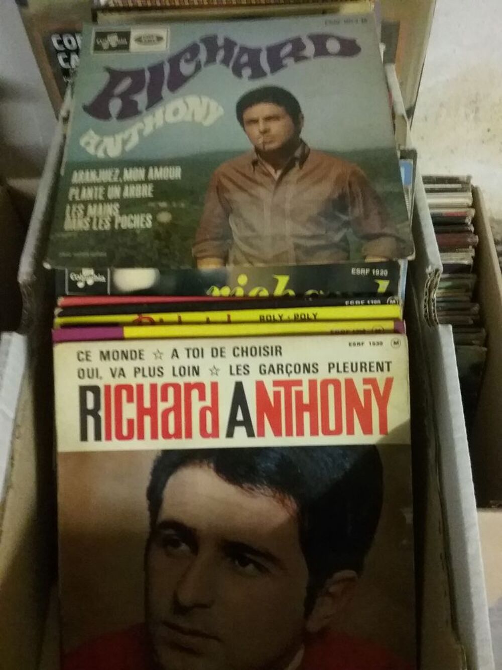 Vinyles 45 et 33 tours de Richard Anthony CD et vinyles