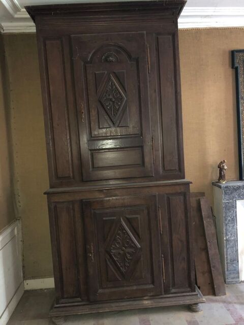 Ancien Buffet ou bahut deux corps en ch�ne 180 Saint-Jean-de-Braye (45)