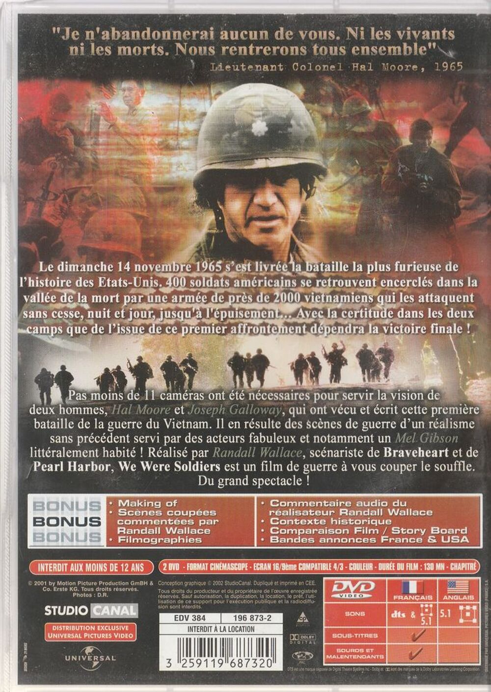 Nous &eacute;tions soldats DVD et blu-ray