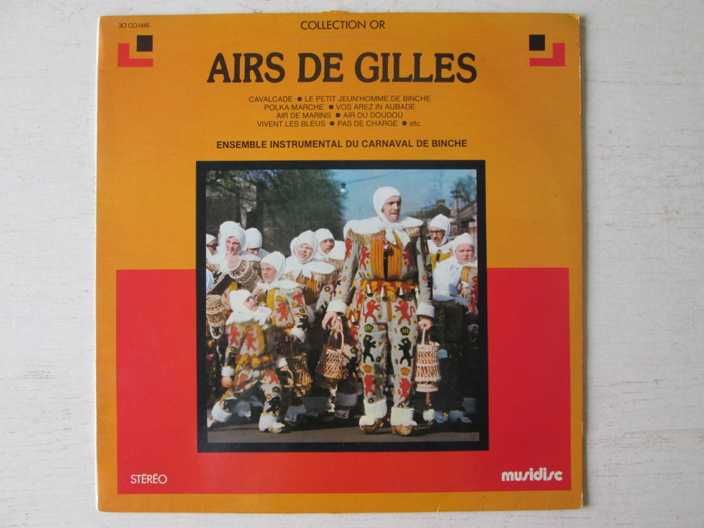 Airs de Gilles du Carnaval de Binche CD et vinyles