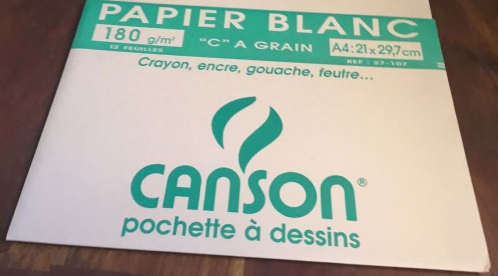 pPapier &agrave; dessin blanc Canson A4 Jeux / jouets