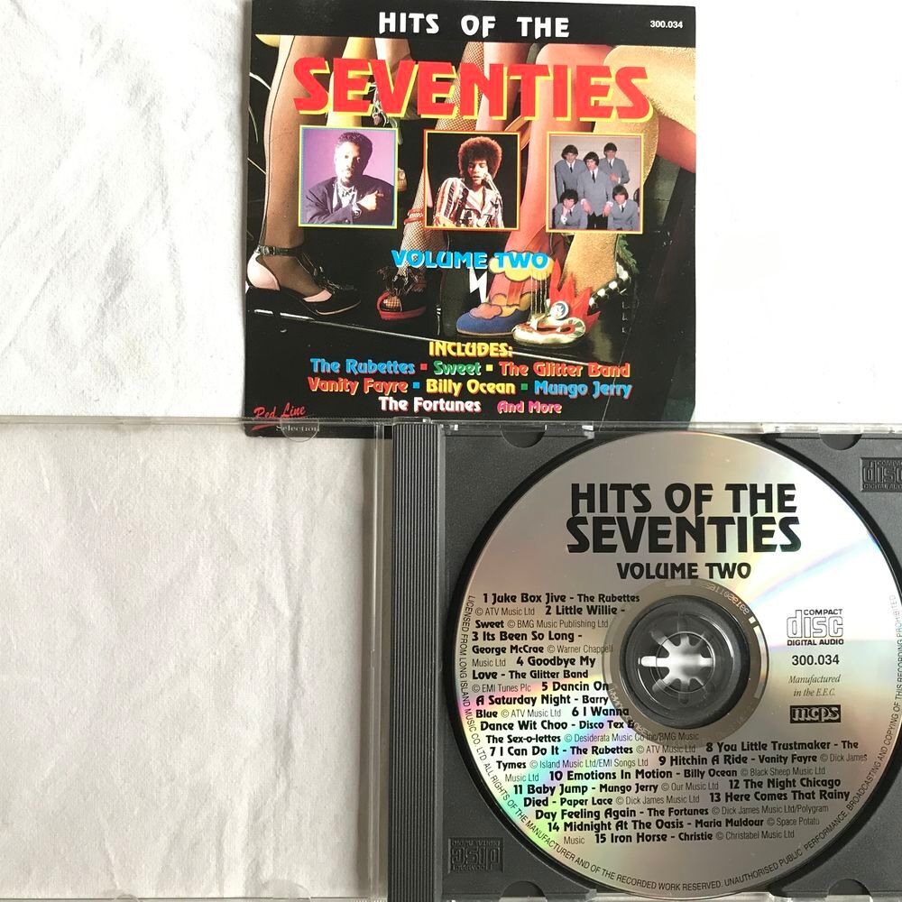 CD Hits Of The Seventies N&deg;2 CD et vinyles