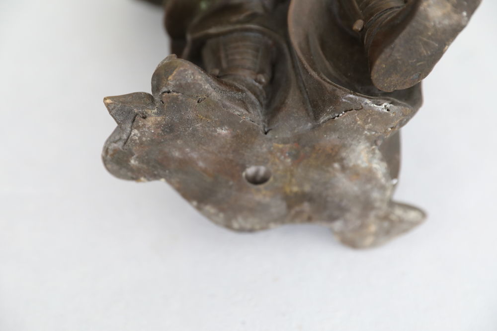 SOLDAT CHINOIS EN BRONZE 