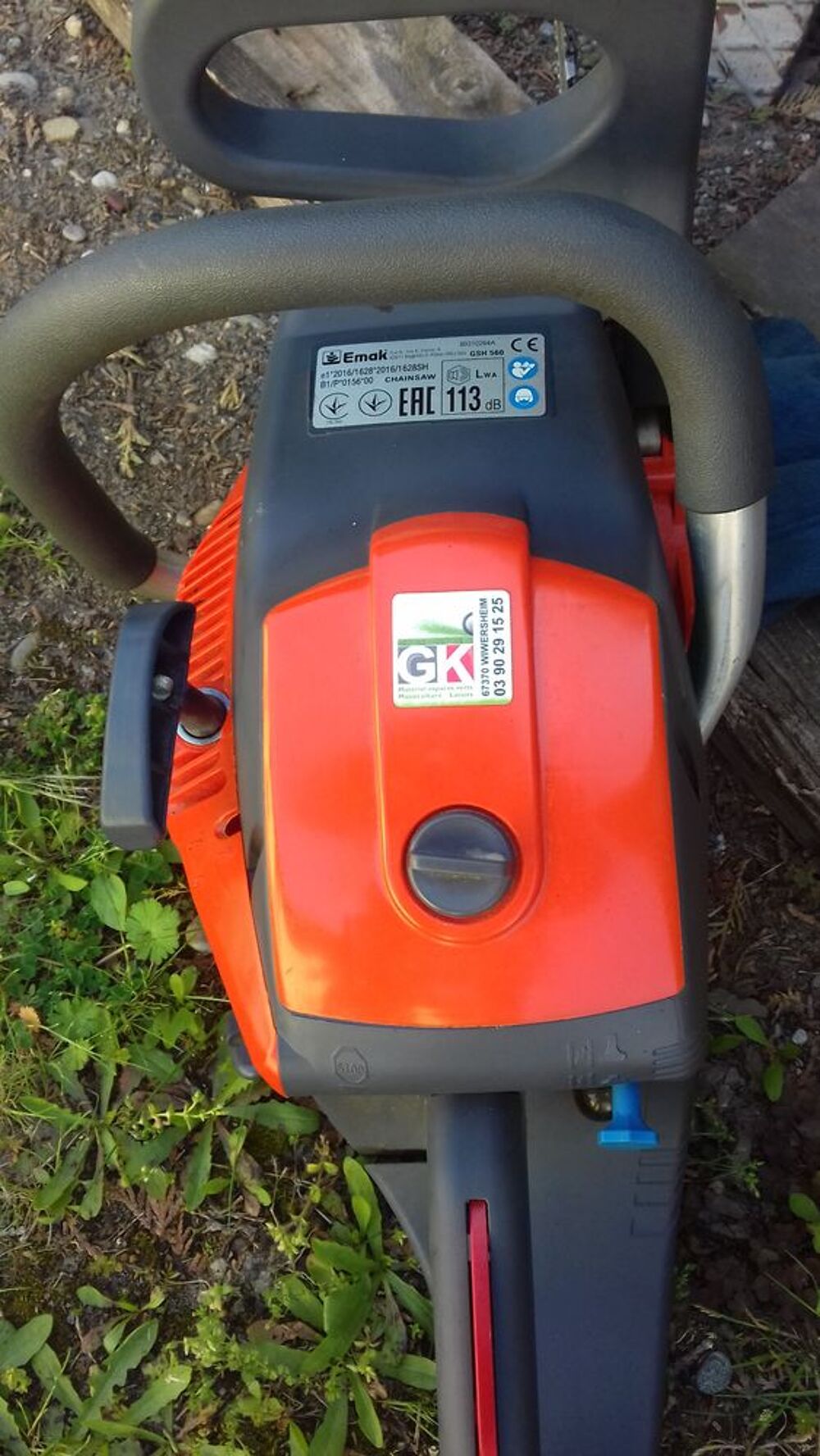tron&ccedil;onneuse Ol&eacute;o-mac peu servi 2 chaines Bricolage